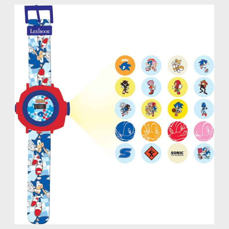 Sonic - Armb�ndsur Til B�rn - Med Projekter - Lexibook