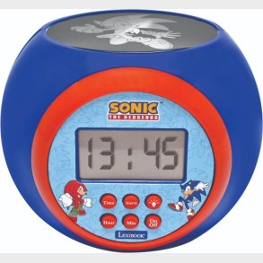 Sonic - Vkkeur Med Projektor Og Timer - Lexibook