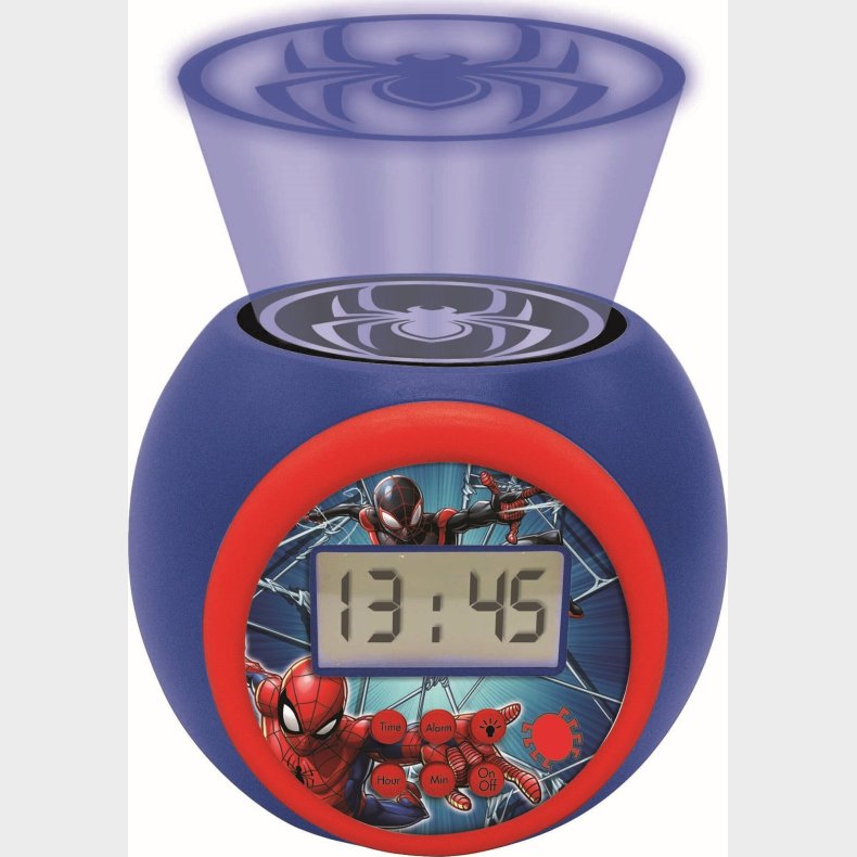 Spiderman V�kkeur Med Projektor - Lexibook