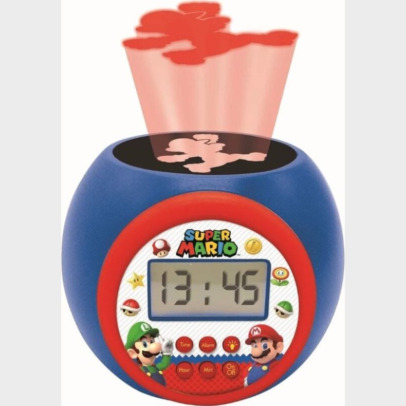 Vkkeur Til Brn Med Super Mario Tema + Projektor - Lexibook