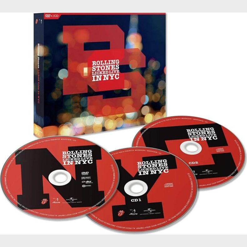 The Rolling Stones - Licked Live In Nyc (cd + Dvd) - CD