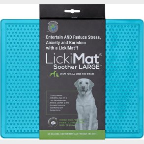 Licki Mat - Slikkemtte - Soother Xl Light Blue 30,5x25,5cm