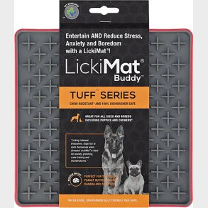 Lickimat - Slikkemtte - Buddy Tuff Red 20cm
