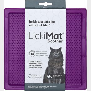 Lickimat - Slikkemtte - Cat Soother Purple 20x20cm