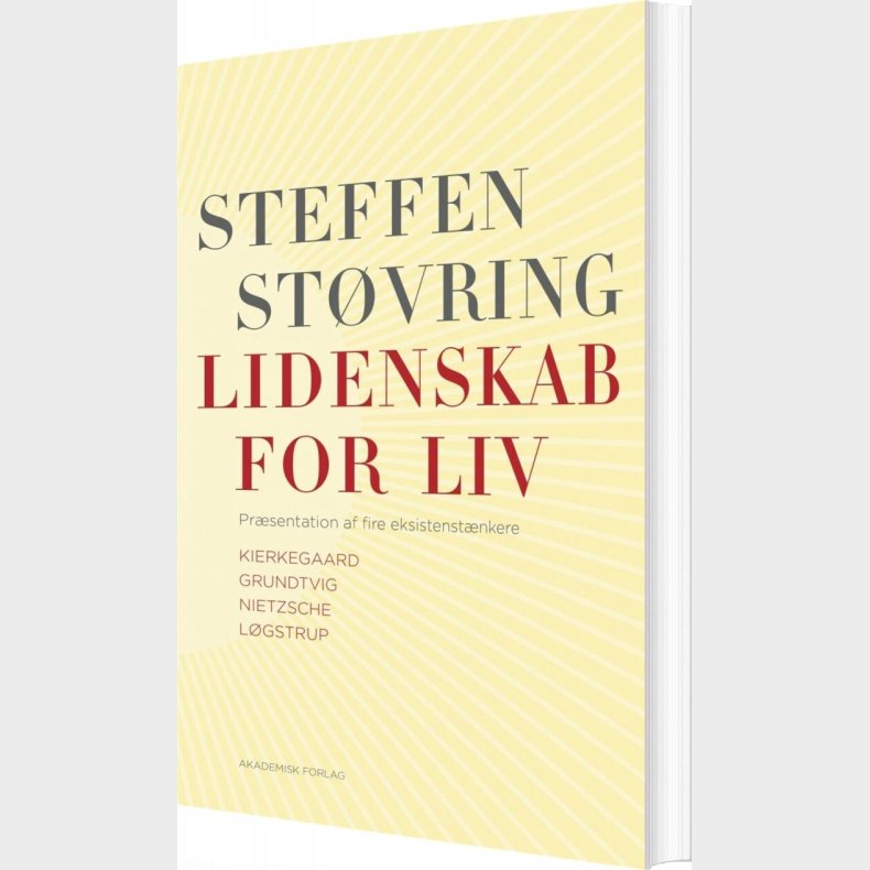 Lidenskab For Liv - Steffen St�vring - Bog