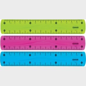 Lineal 15 Cm - Assorterede Neonfarver Flexi - Centrum