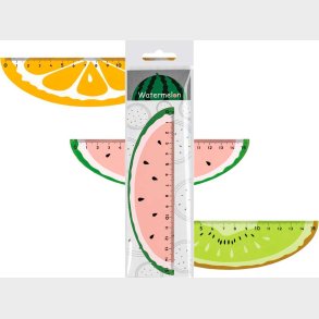 Lineal 15 Cm - Tr Assorterede Frugter - Centrum