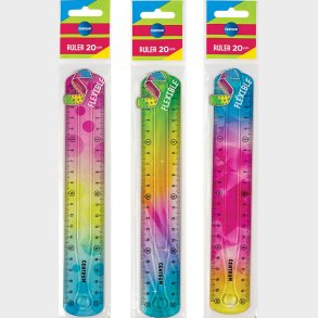 Lineal Flexi Deco 20 Cm