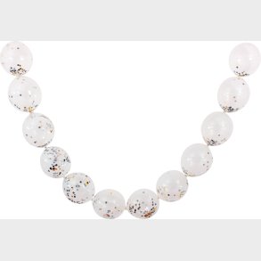 Link-konfettiballon Guld / S�lv / Sort 12stk - Scanseason