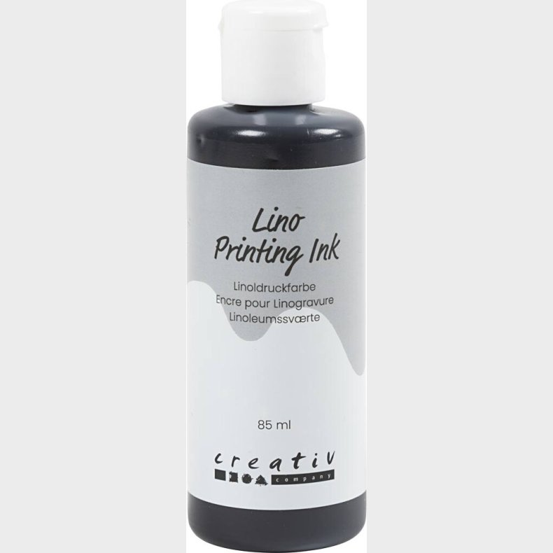 Linoleumssvrte - Sort - 85 Ml