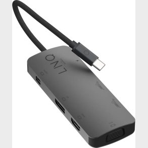 Linq - 7in1 Usb-c Hdmi Adapter Triple Display Mst
