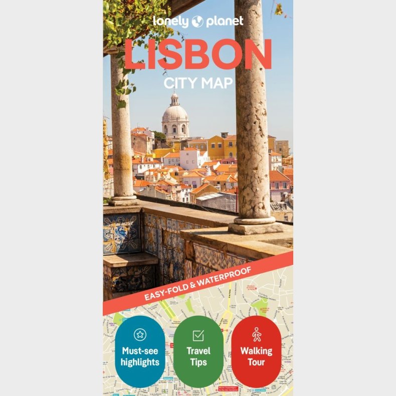 Lisbon City Map, Lonely Planet - English book