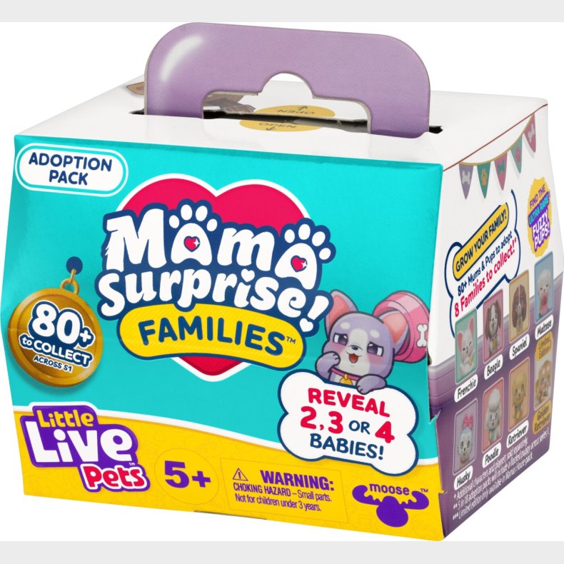 Little Live Pets - Mama Surprise Familie Hvalpeadoption
