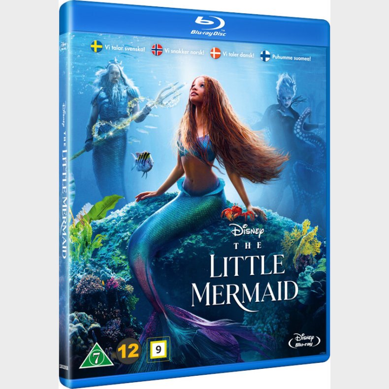 Den Lille Havfrue / The Little Mermaid - 2023 Live Action Film - Disney - Blu-Ray