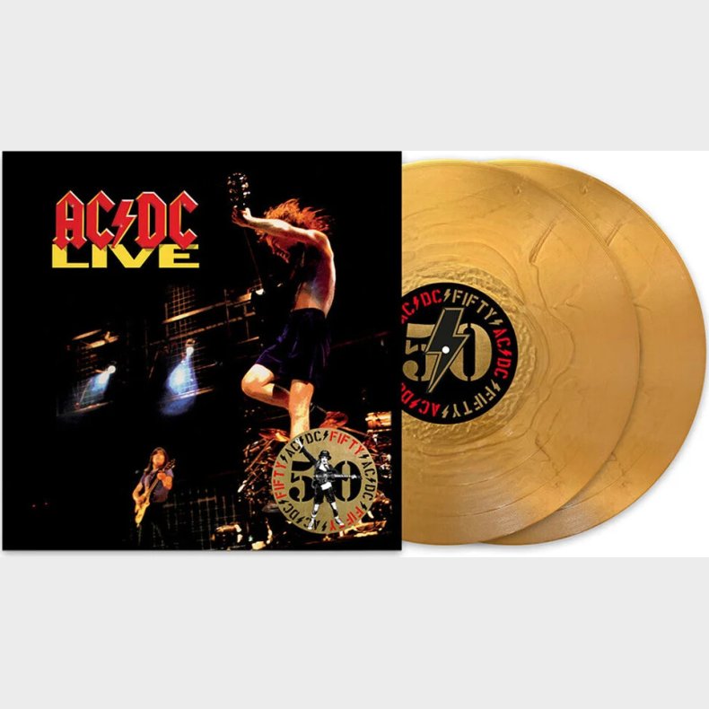 Ac Dc - Live - Gold Metallic Edition - Vinyl Lp
