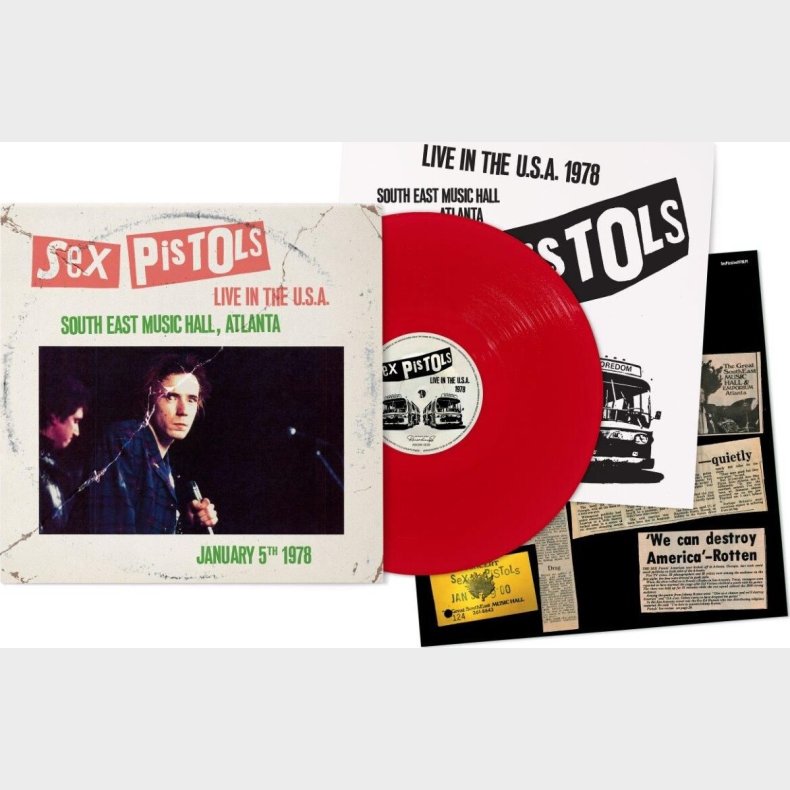 Sex Pistols - Live In The Usa 1978 - Atlanta - Vinyl Lp