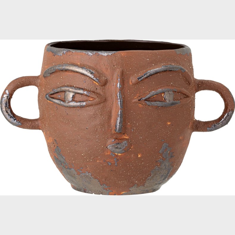 Bloomingville - Lo Urtepotteskjuler - Brun - Stentj Keramik