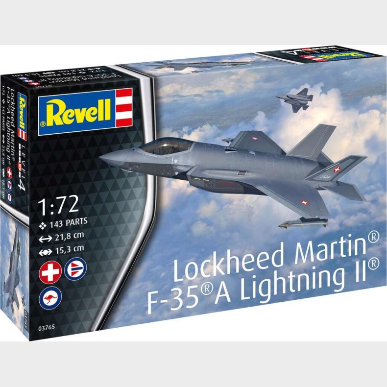 Revell - Lockheed Martin F-35a Lightning Ii Country - 1:72 - Level 2 - 03765