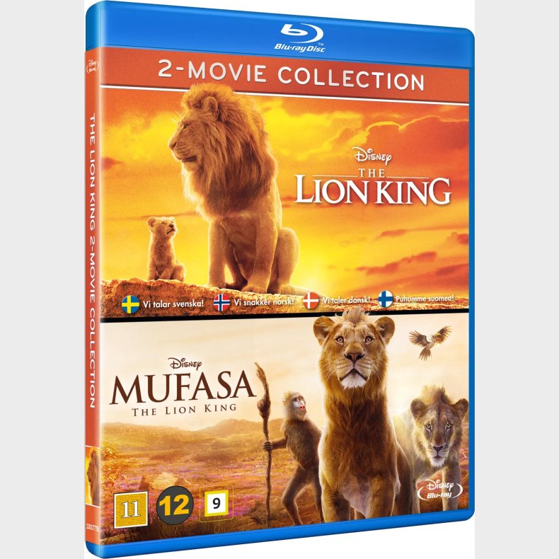 Lvernes Konge 2019 // Mufasa - Lvernes Konge 2024 - Blu-Ray