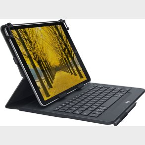 Logitech - 10'' Universal Folio W/keyboard, Black (nordic)