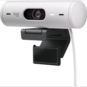 Logitech - Brio 500 Full Hd Webcam Usb-c Off-white