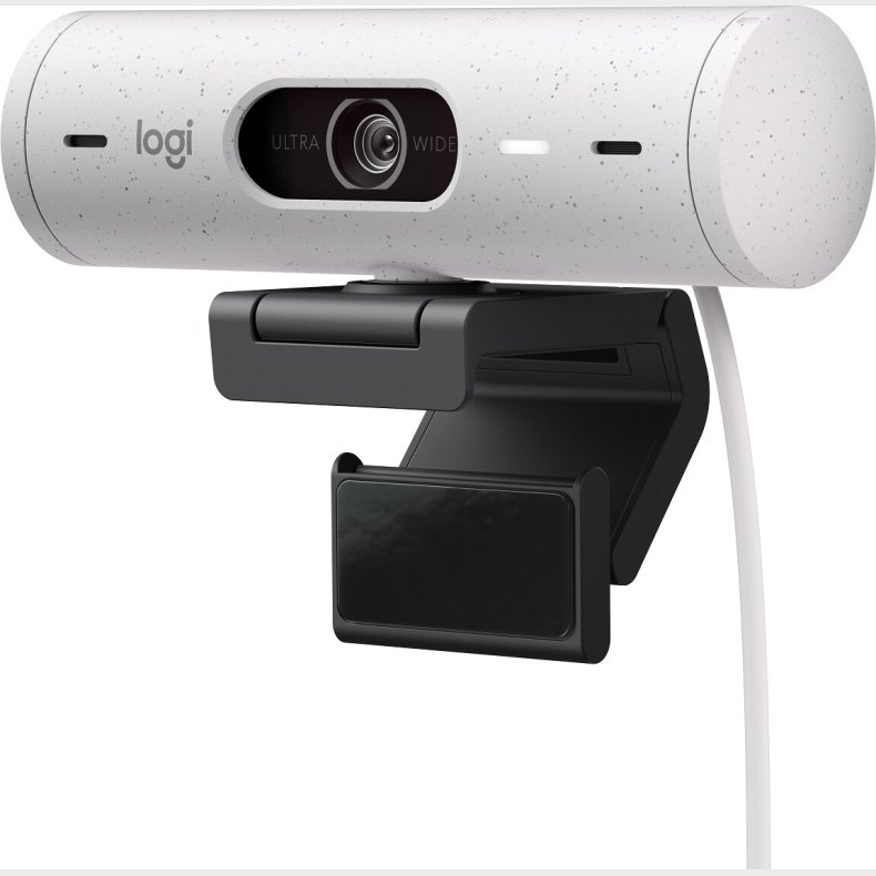 Logitech - Brio 500 Full Hd Webcam Usb-c Off-white