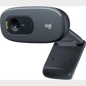 Logitech C270 - Usb Webcam Til Pc - Hd 720p 3mp - Gr