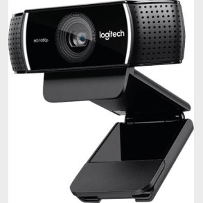 Logitech C922 Pro - Usb Webcam Med Tripod - Fuld Hd - Sort