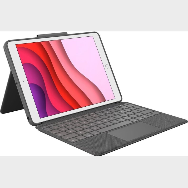 Logitech Combo Touch - Ipad 7th Gen - Graphite - Nordisk