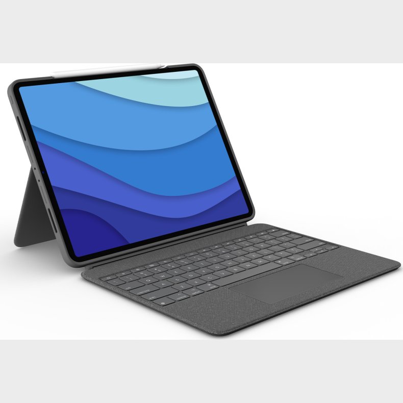 Logitech - Combo Touch Tastatur Cover Til Ipad Pro 12,9" - Gr