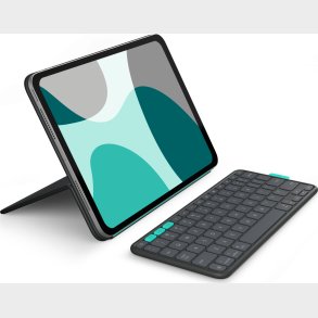 Logitech - Flip Folio Til Ipad Pro & Air 11'' - Graphite - Nordisk Layout
