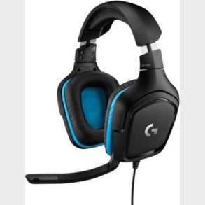 Logitech G432 - 7.1 Gaming Headset - Sort Bl�