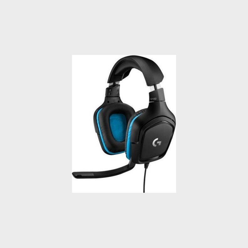 Logitech G432 - 7.1 Gaming Headset - Sort Bl�