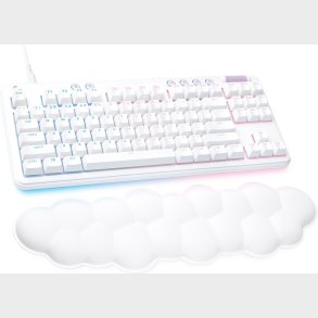 Logitech G713 - Gaming Tastatur Med H�ndledsst�tte - Rgb - Hvid