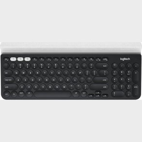 Logitech - K780 Multi-device Wireless Keyboard, Gr/hvid (nordisk)