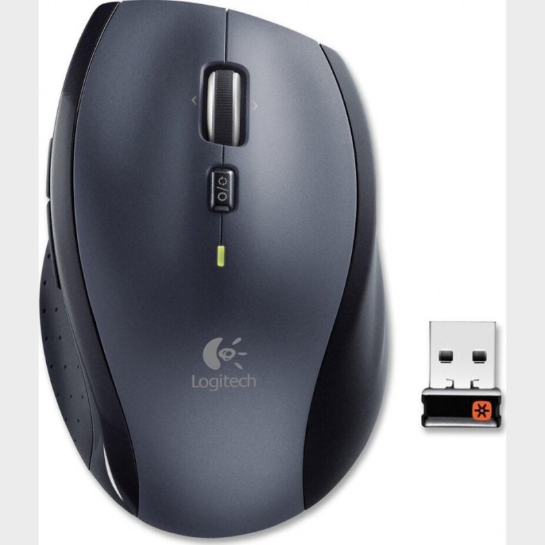 Logitech M705 - Tr�dl�s Mus - Gr� Sort