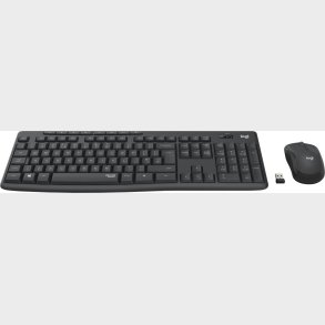 Logitech - Mk295 Silent - Trdls Mus Og Tastatur - Sort