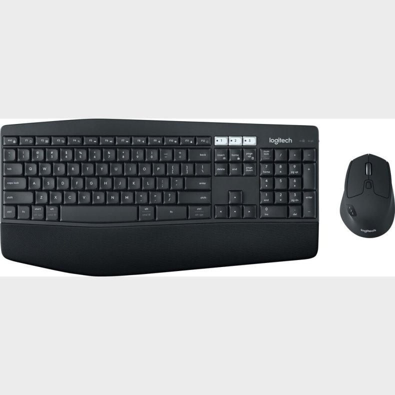 Logitech Mk850 - Tr�dl�st Tastatur Og Mus S�t - Nordisk