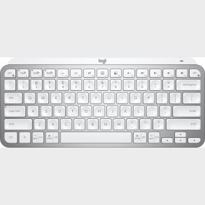 Logitech - Mx Keys Mini Minimalistisk Tastatur - Hvid - Nordisk Layout
