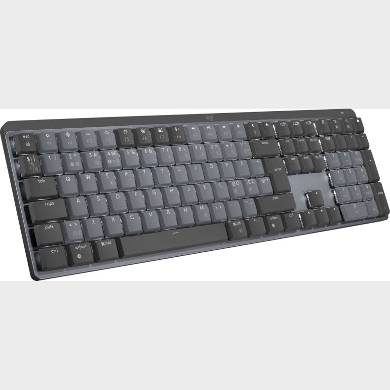 Logitech - Mx Mechanical Trdls Tastatur - Nordisk - Sort