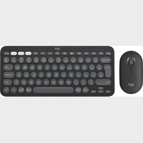 Logitech - Pebble 2 Combo - Tonal Graphite
