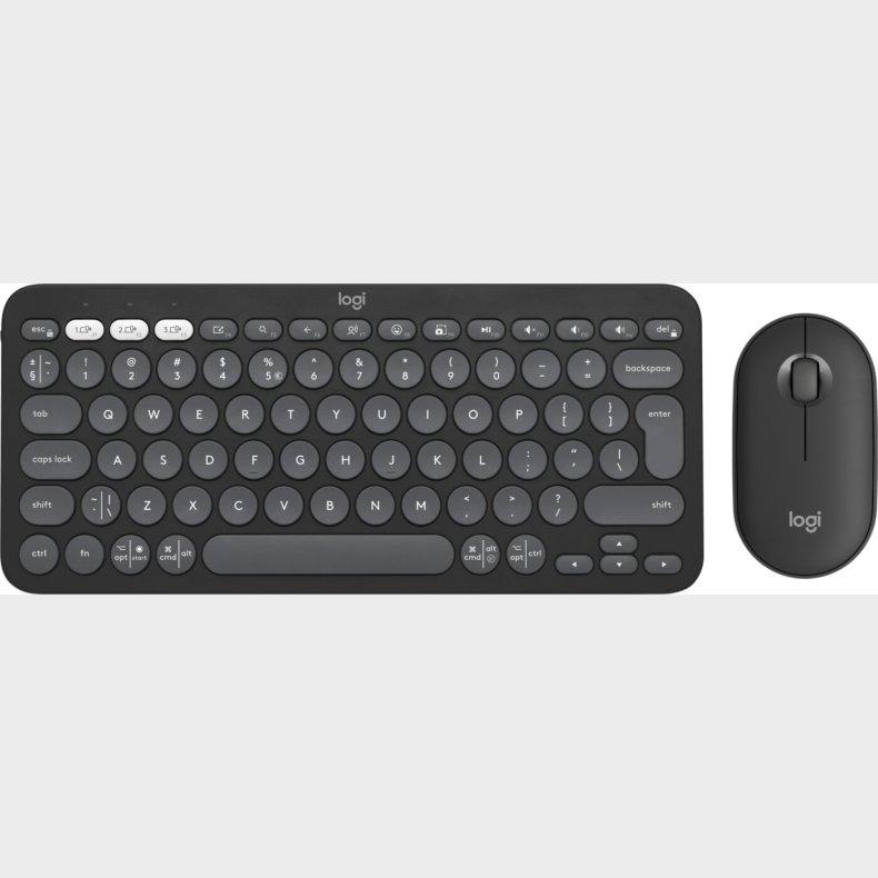 Logitech - Pebble 2 Combo - Tonal Graphite