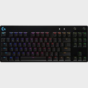Logitech - Pro Gaming Keyboard - English (uk) - Qwerty Layout - Black - Mechanical Keyswitch - Windows, Mac Os