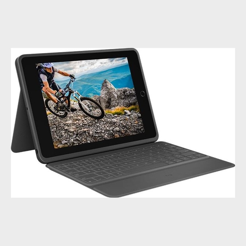 Logitech - Ipad Cover - 10,2" Cover Med Tastatur - Sort