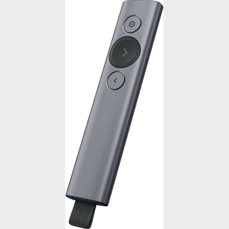 Logitech Spotlight - Fjernbetjening Til Prsentation - Mrkegr