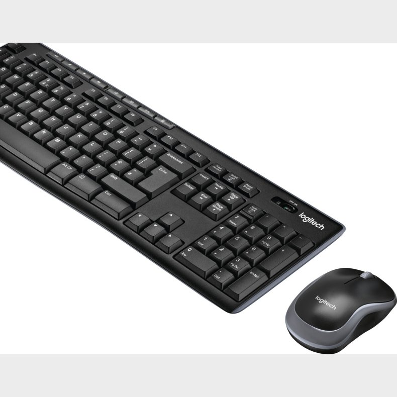 Logitech Mk270 Tr�dl�s Tastatur Og Mus S�t