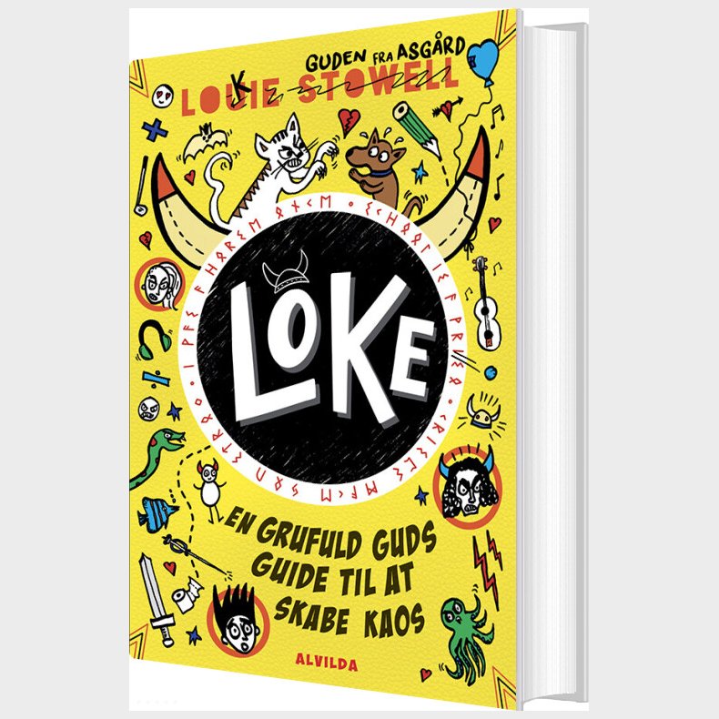 Loke 5: En Grufuld Guds Guide Til At Skabe Kaos - Louie Stowell - Bog
