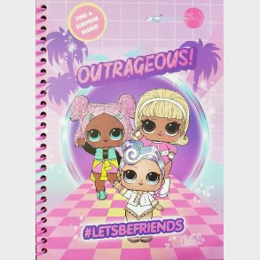 L.o.l. Surprise! - Notesblok Med Klistermrker - Assorteret