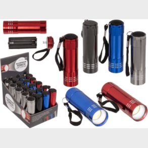 Lommelygte Med Led Lys - Aluminium - Overraskelsesfarve