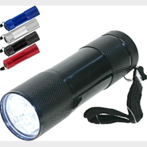 Lommelygte Med 9 Led Ca 10 Cm - Out Of The Blue